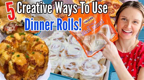 5 Amazing Ways to Use FROZEN DINNER ROLLS DOUGH! - YouTube