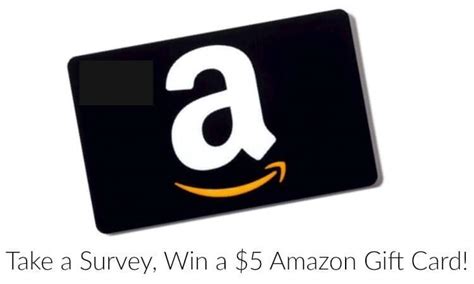 5 Amazon Gift Card Survey