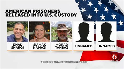 5 Americans released in U.S.-Iran swap