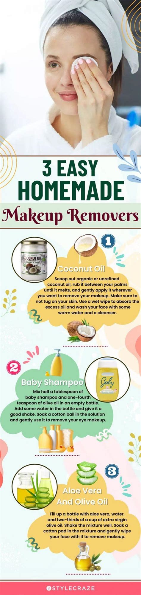 5 Best DIY Makeup Removers - Step-By-Step Tutorials (2024)