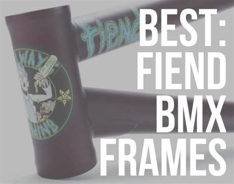 5 Best Fiend BMX Frames (Reviewed 2024) - The BMX Dude