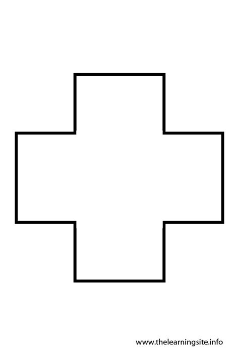 5 Best Images of Cross Shape Template Printable Cross Outline Shape, Printable Heart Shape