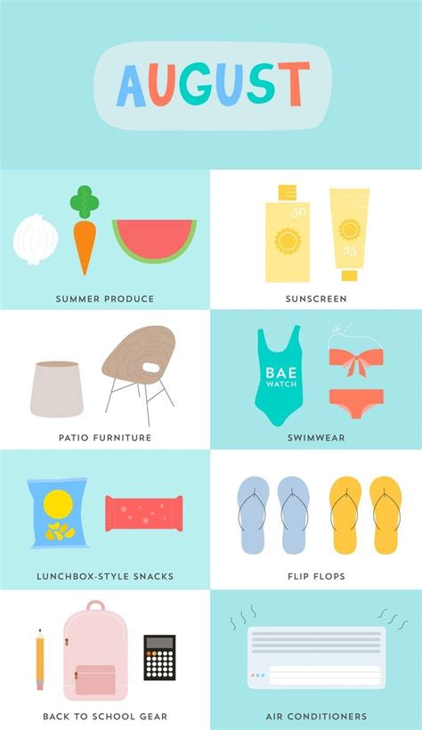 5 Best Things to Buy in August