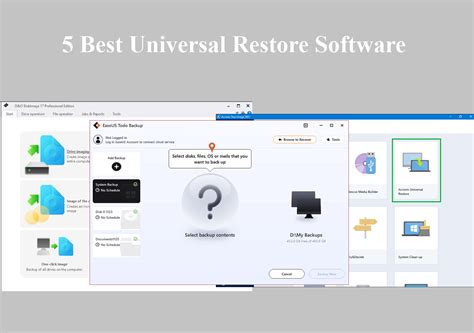 5 Best Universal Restore Software for Windows 11/10/8/7 ... - EaseUS