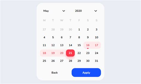 5 CSS Calendars FrontBackend