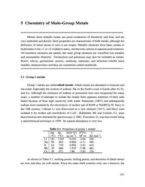 5 Chemistry of Main-Group Metals - Soka