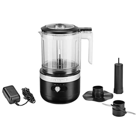 5 Cup Cordless Food Chopper Black Matte KFCB519BM KitchenAid