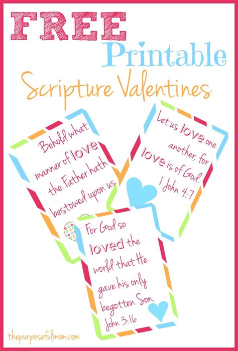 5 Free Valentine Scripture Printables