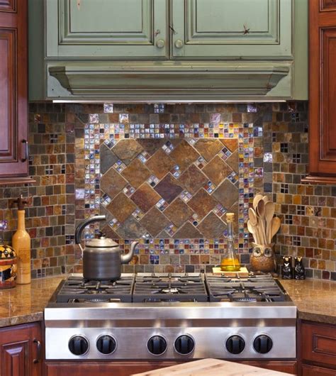 5 Glass Mosaic Tile Kitchen Backsplash Ideas - muktibox.com