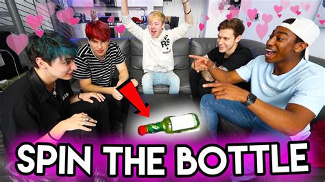 5 GUYS PLAY SPIN THE BOTTLE Sam Golbach - YouTube