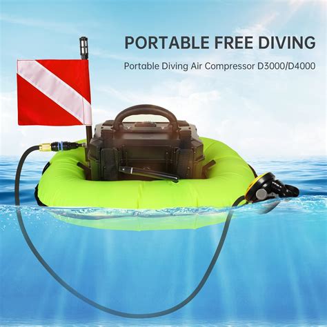 5 Hours Diving Ventilator, Portable Waterproof Air Compressor