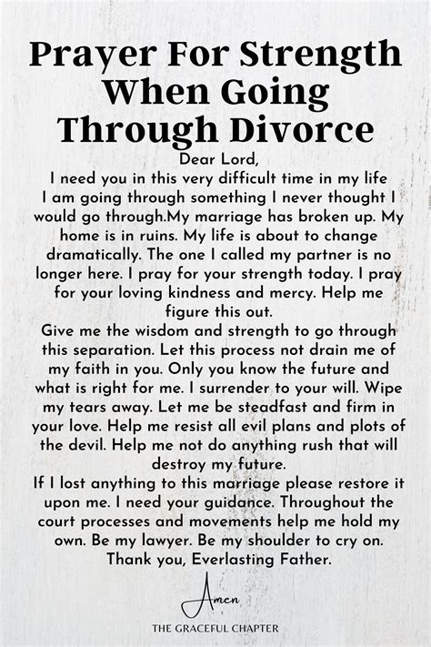 5 Important Prayers For When Going Through Divorce