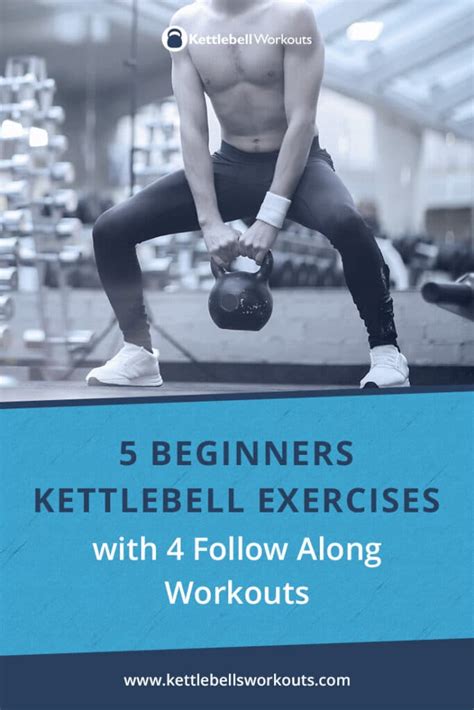 5 Kettlebell Exercises for Beginners and 4 Beginner Kettlebell Workouts