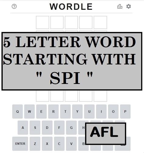 5 Letter Words starting with Spi - wordfinderx.com