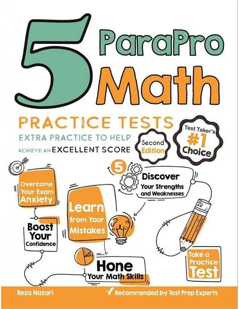 5 ParaPro Math Practice Tests Extra Practice to Help Achieve an