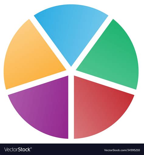 5 Piece Pie Chart Template Printable Menu And Chart throughout 5