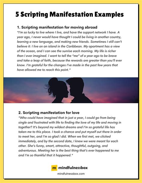 5 Powerful Scripting Manifestation Examples