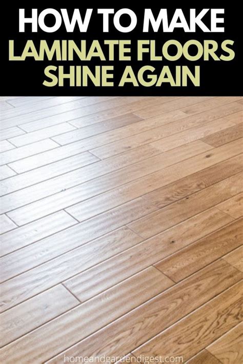 5 Quick Ways to Make Laminate Floors Shine - Pinterest