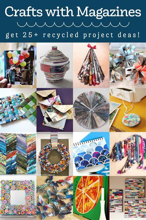 5 Recycled Art Projects And Gift Ideas Using Old Magazines, Newspapers ... - raincitystudios.com