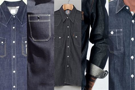 5 Raw Denim Shirts - Flat Head, Iron Heart, LVC And More