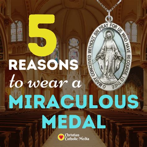 5 Reasons to Wear a Miraculous Medal - Christian Catholic Media