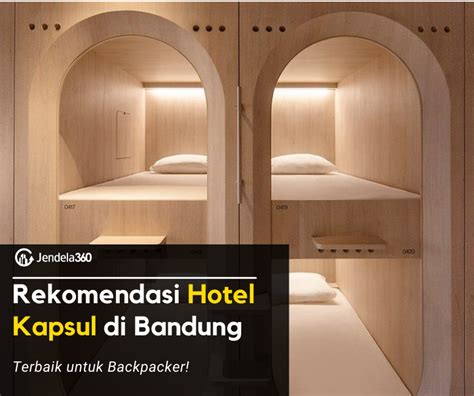 5 Rekomendasi Hotel Kapsul Terbaik di Bandung