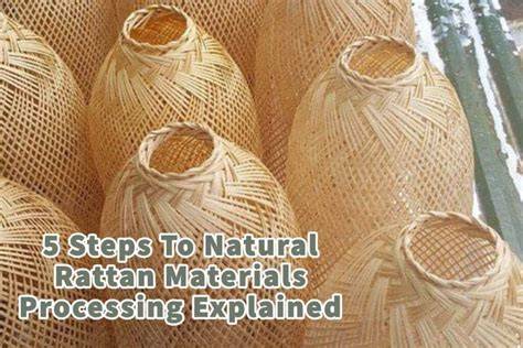 5 Steps To Natural Rattan Materials Processing Explained - raincitystudios.com