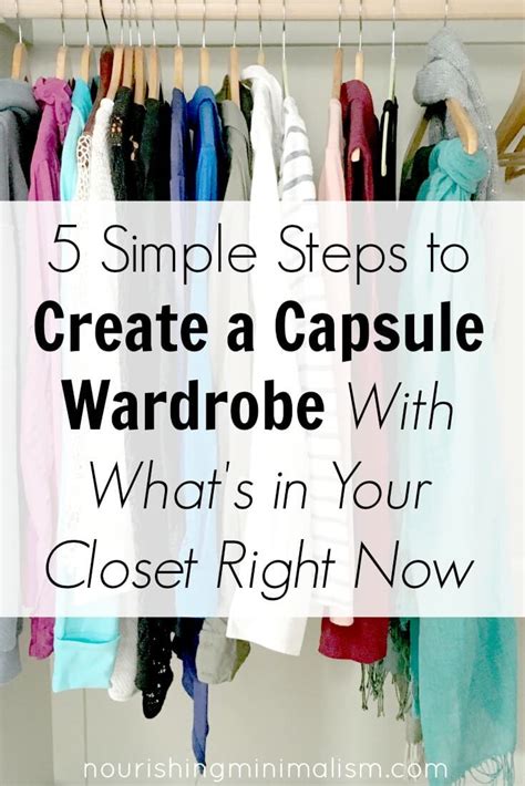 5 Simple Steps to Create a Capsule Wardrobe With What