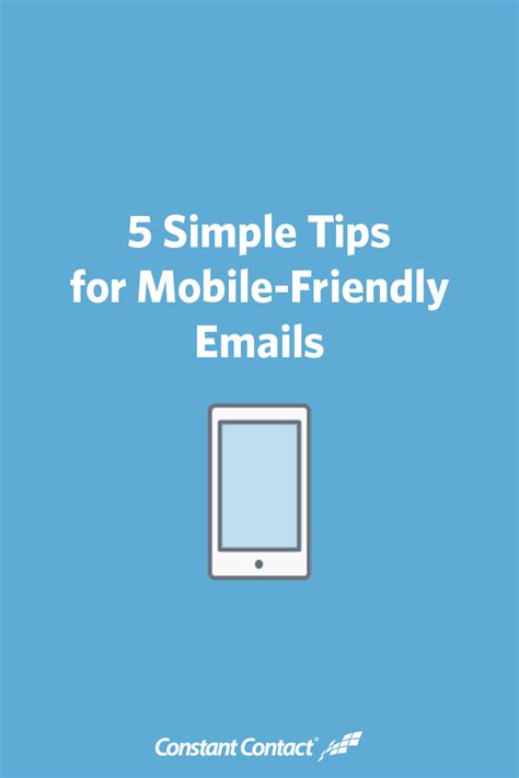5 Simple Tips for MobileFriendly Emails Mailchimp email template