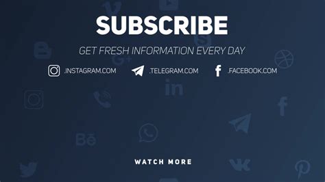 5 Social Outro Motion Graphics Templates Motion Array