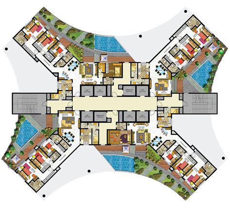 5 Star Hotel Floor Plans