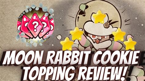 5 Star Moon Rabbit Cookie Review & Topping Guide! Cookie Run …