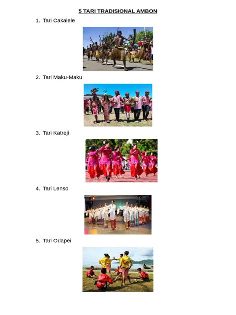 5 Tari Tradisional Ambon | PDF - Scribd - muktibox.com
