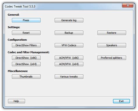 5 Tools To Remove Or Repair Broken Codecs And Filters And Fix Video Playback Problems Raymond Cc