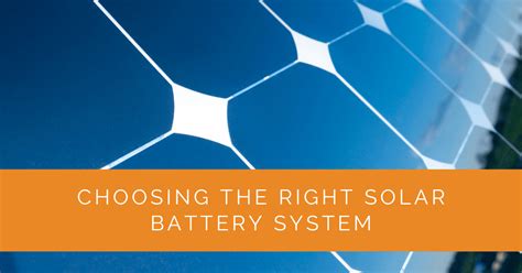 5 Top Tips For Choosing A Home Solar Battery