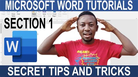 5 Ultimate Microsoft Word Tips and Tricks Section 1 YouTube