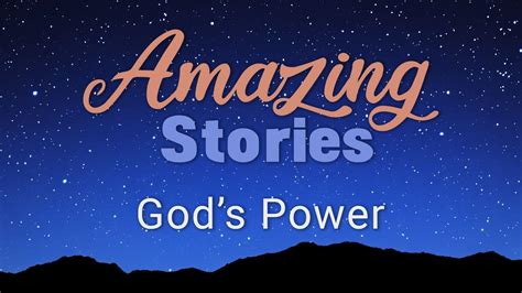 5 Unbelievable Stories of God