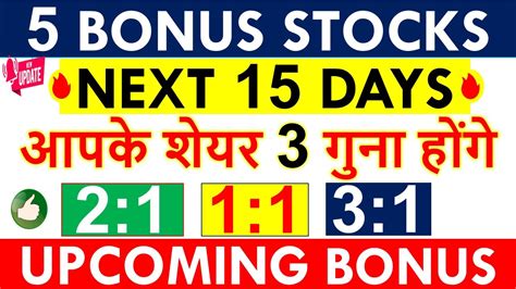 5 Upcoming Bonus Share & Stock Splits You Should Not Miss In April 2024