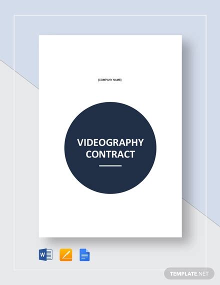 5 Videography Contract Examples In Pdf Ms Word Pages Google Docs Examples