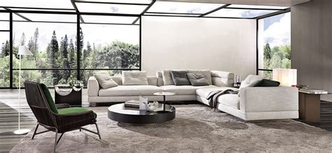 5 Ways to Style a Grey Sofa in a Living Room - Minotti London