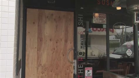 5 West L.A. restaurants targeted in overnight burglary spree