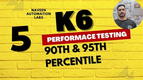 5 What is 90th AND 95th Percentile in Load Testing K6 Performance