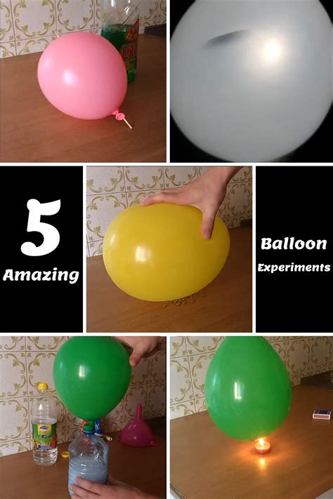 5 Amazing Balloon Experiments Stem Little Explorers Science Balloon Experiments - Science Balloon Experiments