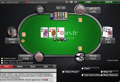 5 banki pokerstars elsd france