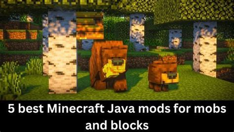 5 best Minecraft Java mods for mobs and blocks
