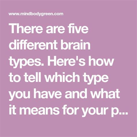5 brain types test