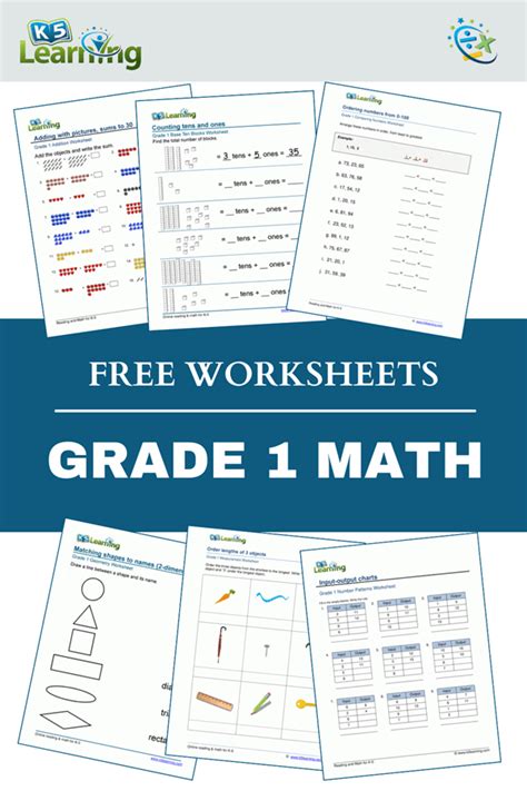 5 Brand New Grade 1 Math Worksheets Amp Math Worksheet For 1 Grade - Math Worksheet For 1 Grade