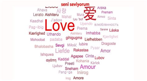 5 dilde seni seviyorum