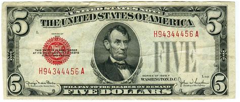5 dollar bill 1950 value. Oct 13, 2018 · New Listing James Bond 007 UNCIRCULATED One Dollar Bill $1 Fancy Serial Number 5 in a row 6s. $6.95. Free shipping. or Best Offer. 5 Dollar Bill Form 1934 In Good Condition. Serial Number L22487761A. 
