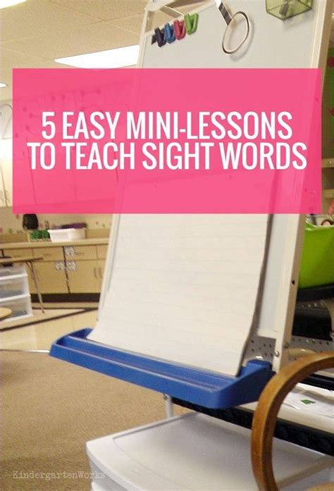 5 Easy Mini Lessons To Teach Sight Words Sight Words Chart Ideas - Sight Words Chart Ideas